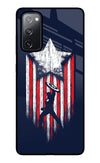 Captain America Marvel Art Samsung S20 FE Glass Case