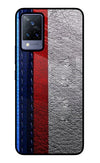 BMW Stripes Vivo V21 Glass Case