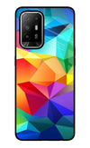 Abstract Pattern Oppo F19 Pro+ Glass Case