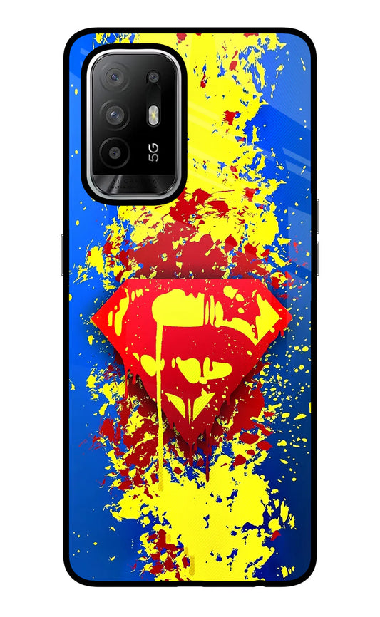 Superman logo Oppo F19 Pro+ Back cover