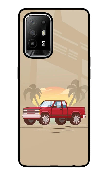 Desert Classic Drive Oppo F19 Pro+ Back Cover