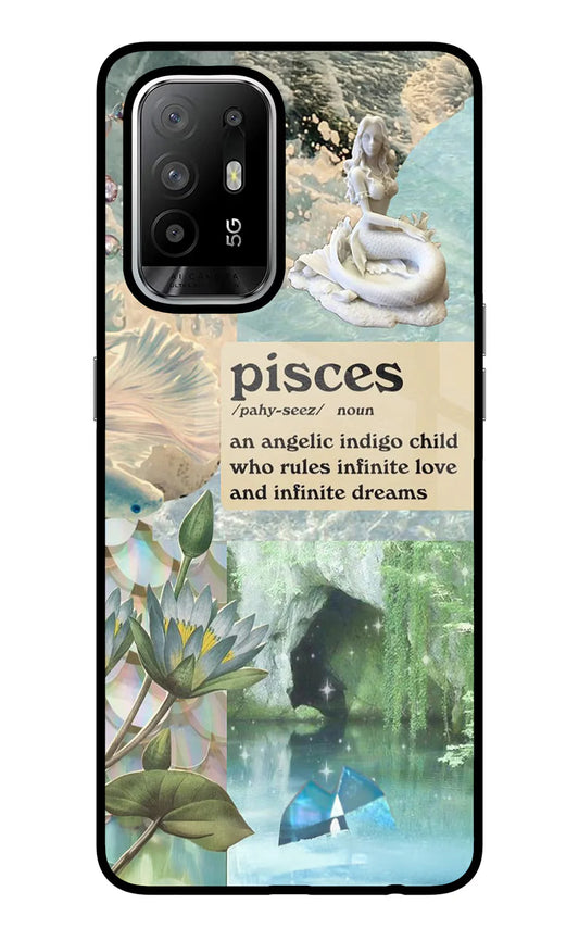 Pisces Zodiac Oppo F19 Pro+ Back cover