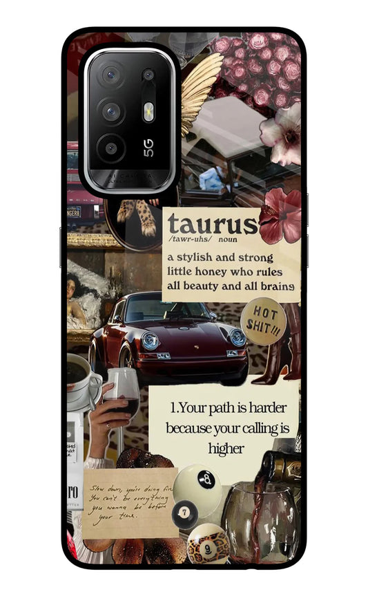 Taurus Zodiac Oppo F19 Pro+ Back cover