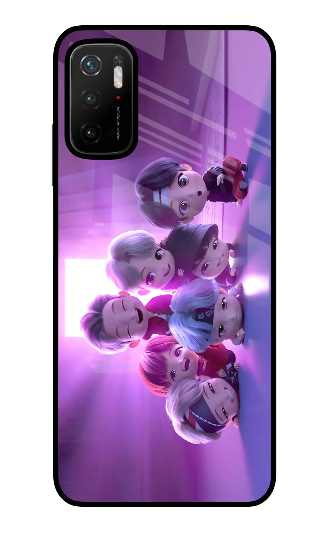BTS Chibi Poco M3 Pro 5G   Back cover