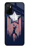 Captain America Marvel Art Poco M3 Pro 5G Glass Case