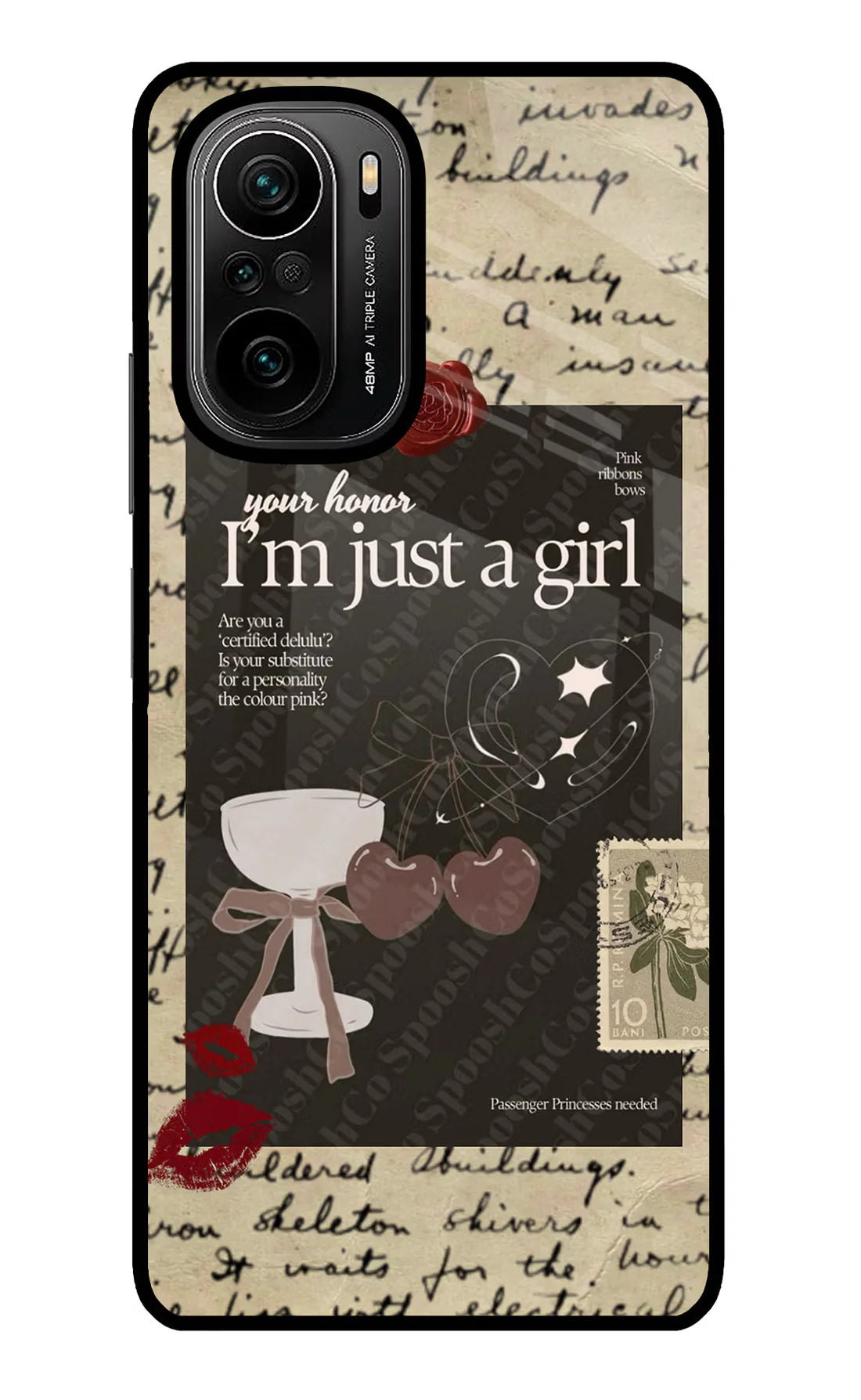 I am just a girl Mi 11X/11X Pro Back cover