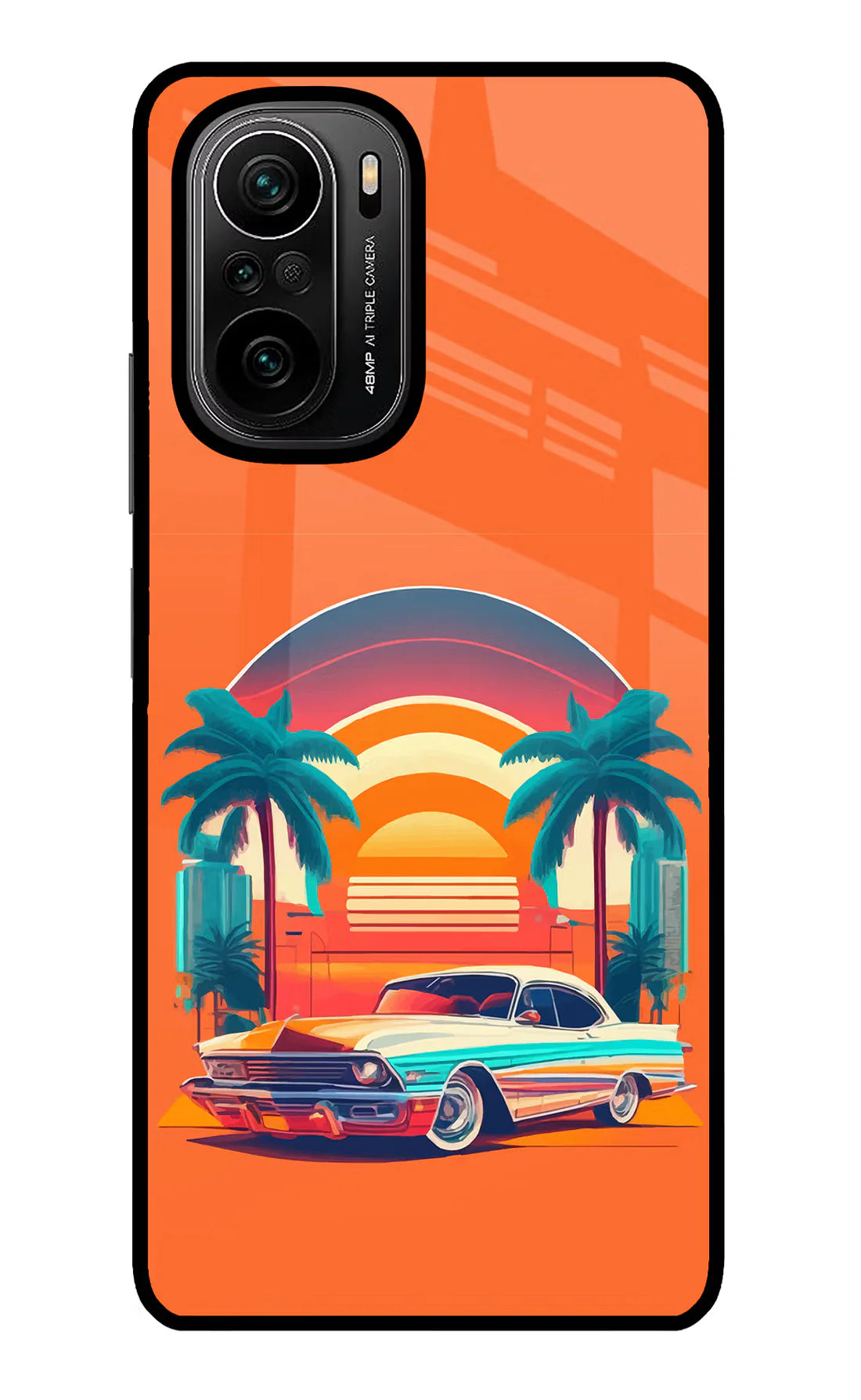 Palm Drive 80s Mi 11X/11X Pro Back cover