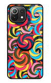 Spiral Pattern Mi 11 Lite Glass Case