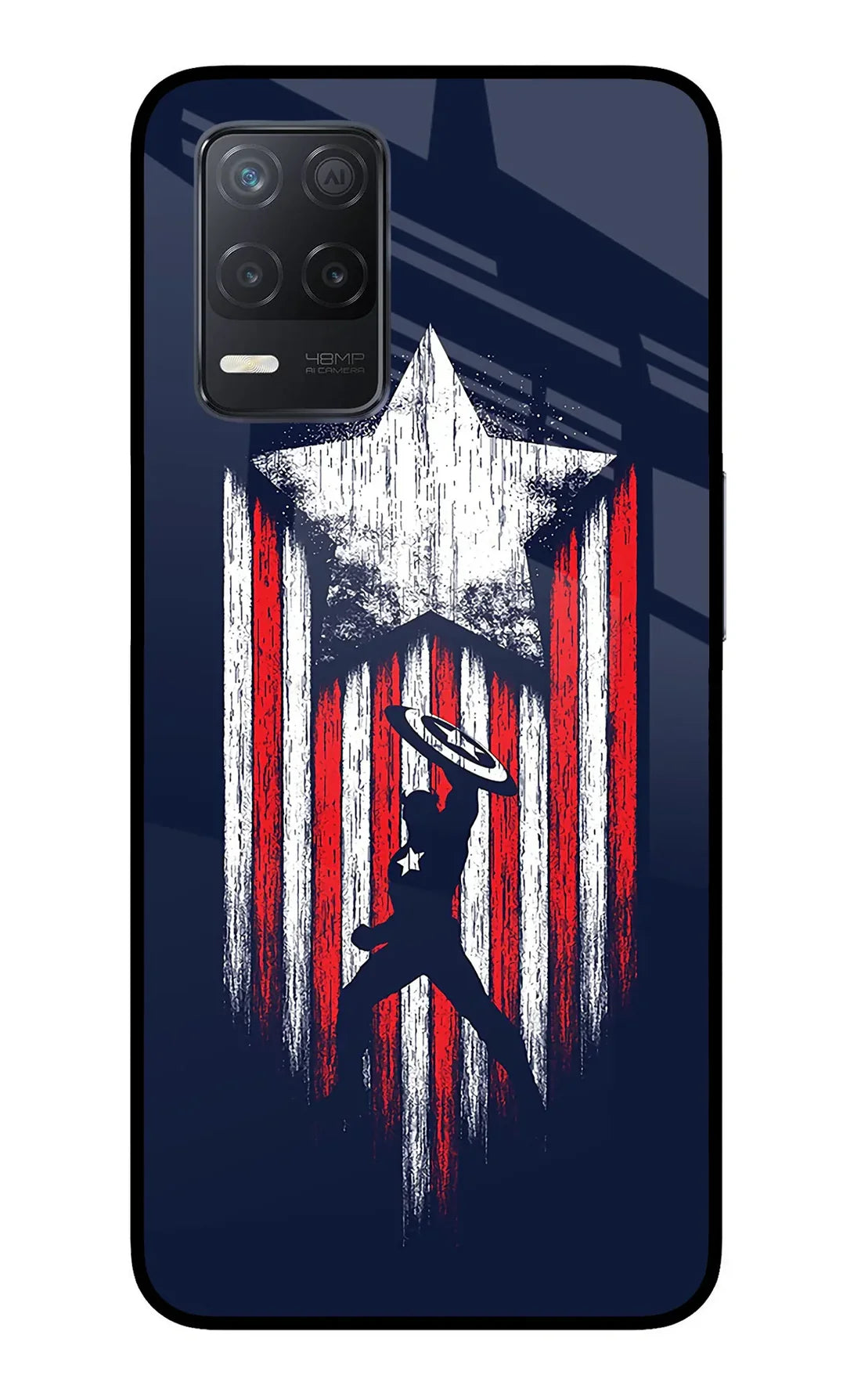 Captain America Marvel Art Realme 8 5G/8s 5G Back cover