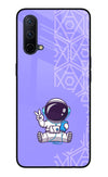 Cute Astronaut Chilling Oneplus Nord CE 5G Glass Case