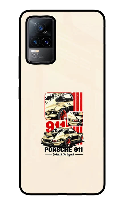 Classic Porsche 911 Vivo Y73/V21E 4G Back Cover