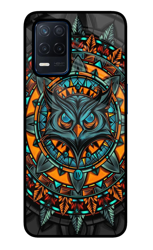 Angry Owl Art Realme Narzo 30 5G Back cover