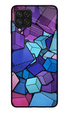 Cubic Abstract Samsung A22 4G Glass Case