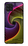 Colorful Strings Samsung A22 4G Glass Case