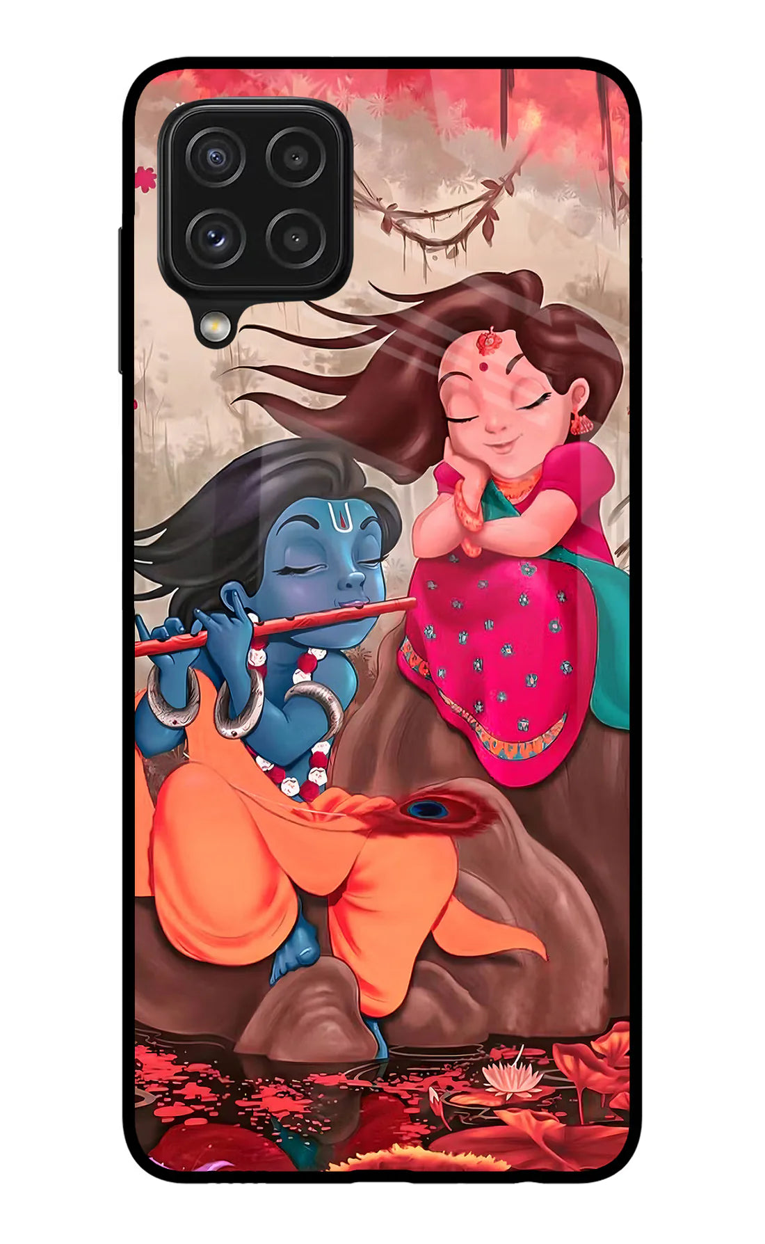 Radhe Krishna Samsung A22 4G Back cover