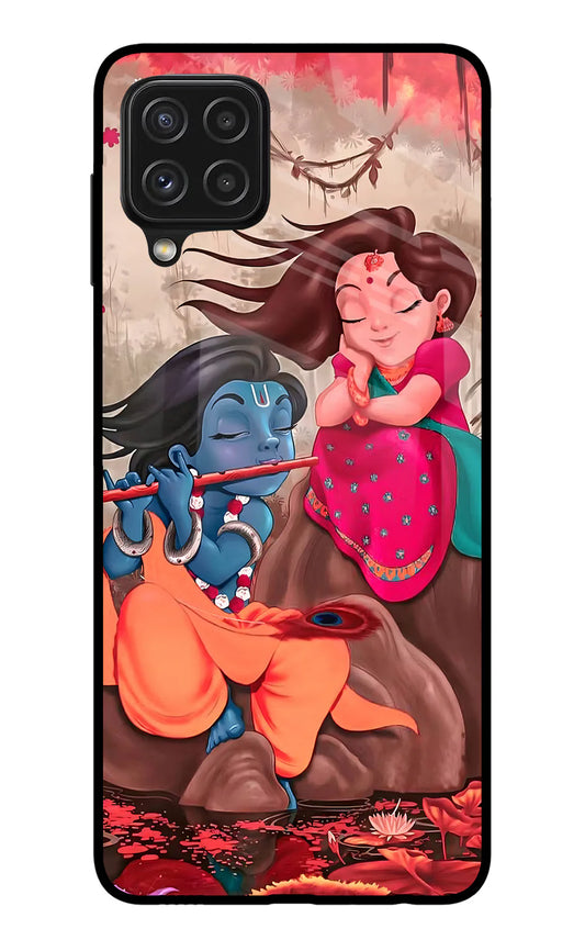 Radhe Krishna Samsung A22 4G Back cover