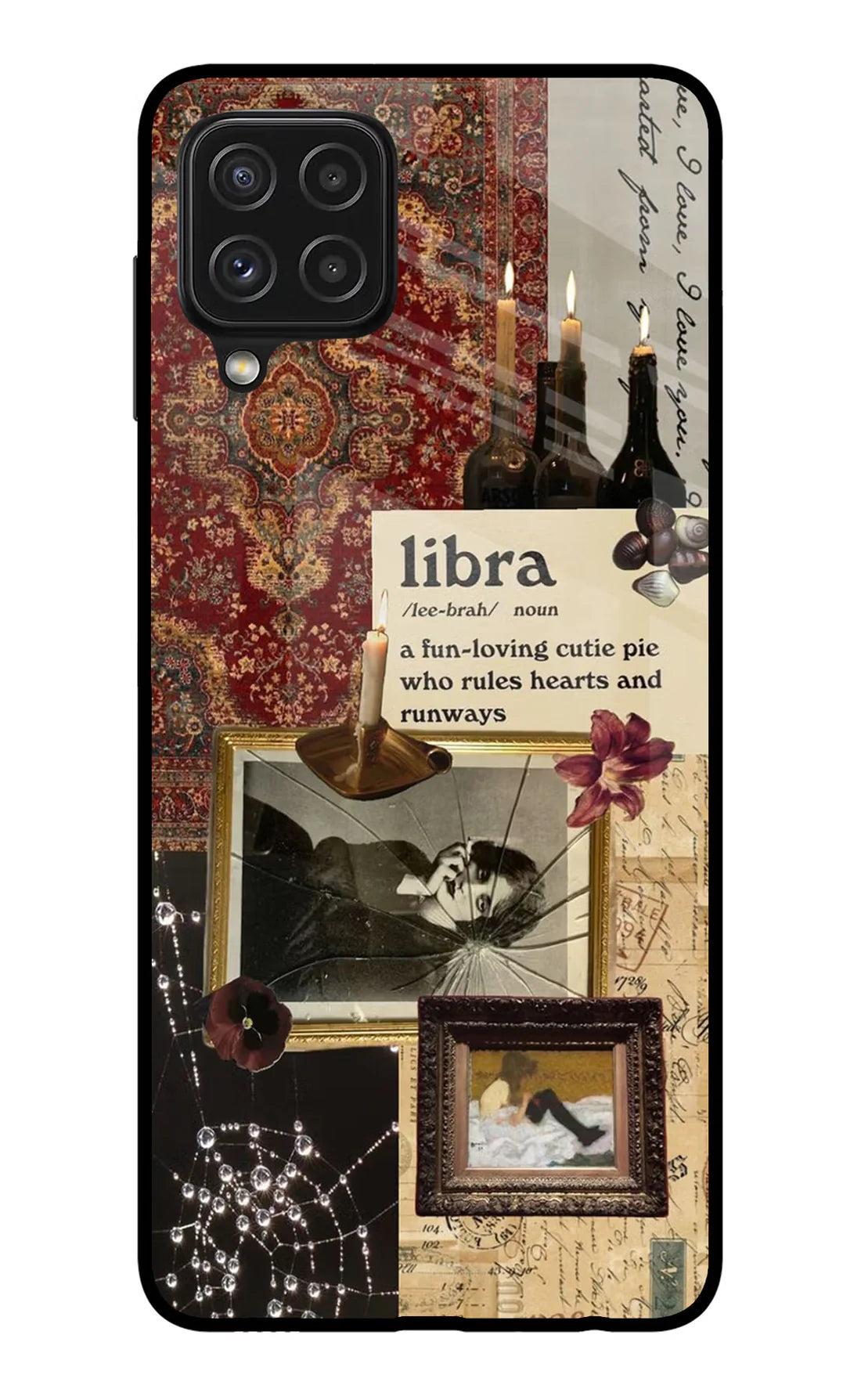 Libra Zodiac Samsung A22 4G Back cover