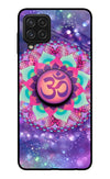 Om Purple Samsung A22 4G Glass Case