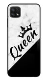 Queen Samsung A22 5G Glass Case