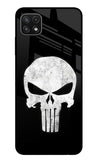 Punisher Skull Samsung A22 5G Glass Case