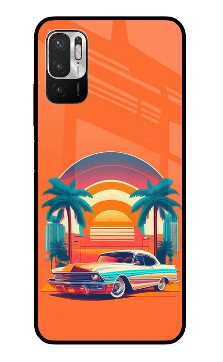 Palm Drive 80s Redmi Note 10T 5G Back Cover