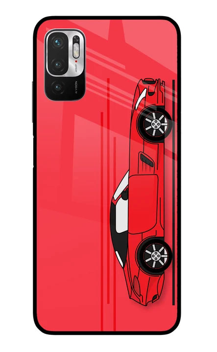 Red Velocity Redmi Note 10T 5G Back Cover