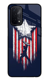 Captain America Marvel Art Oppo A74 5G Glass Case