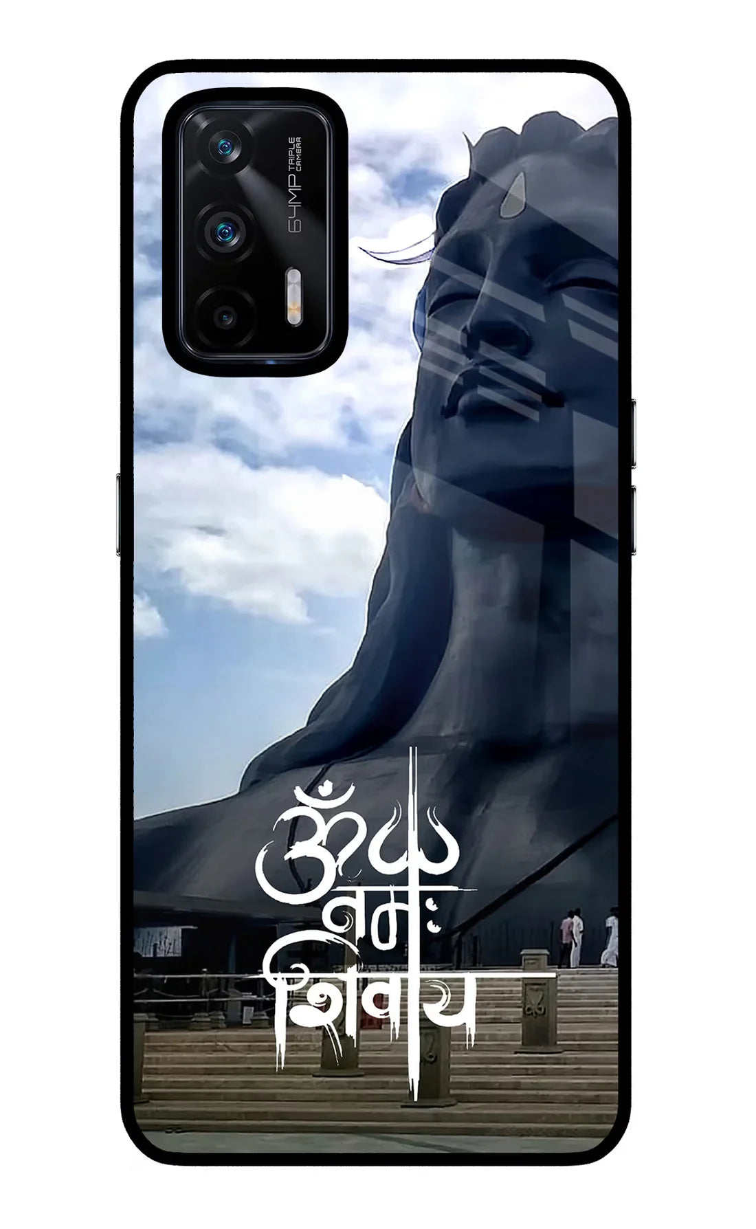 Om Namah Shivay Realme X7 Max Back cover