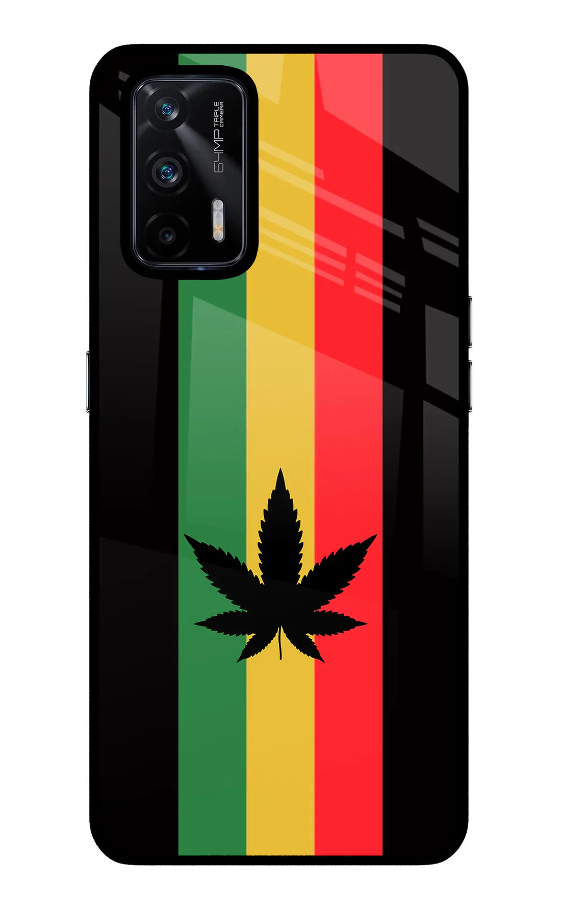 Weed Flag Realme X7 Max Back cover
