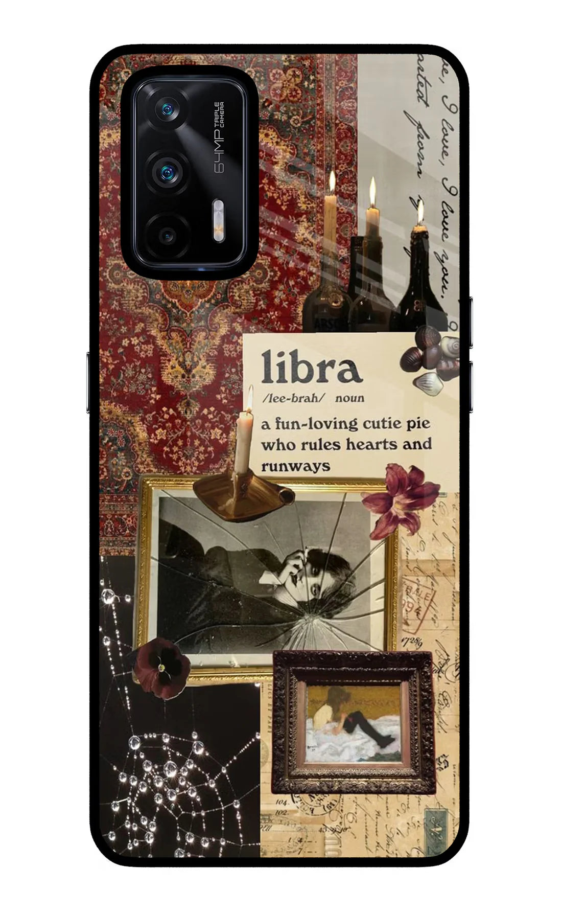 Libra Zodiac Realme X7 Max Back cover