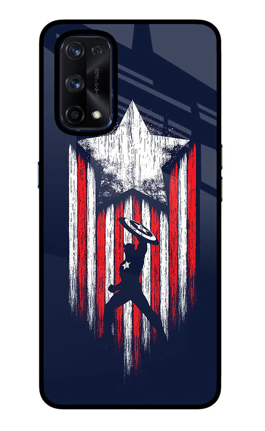 Captain America Marvel Art Realme X7 Pro Back cover