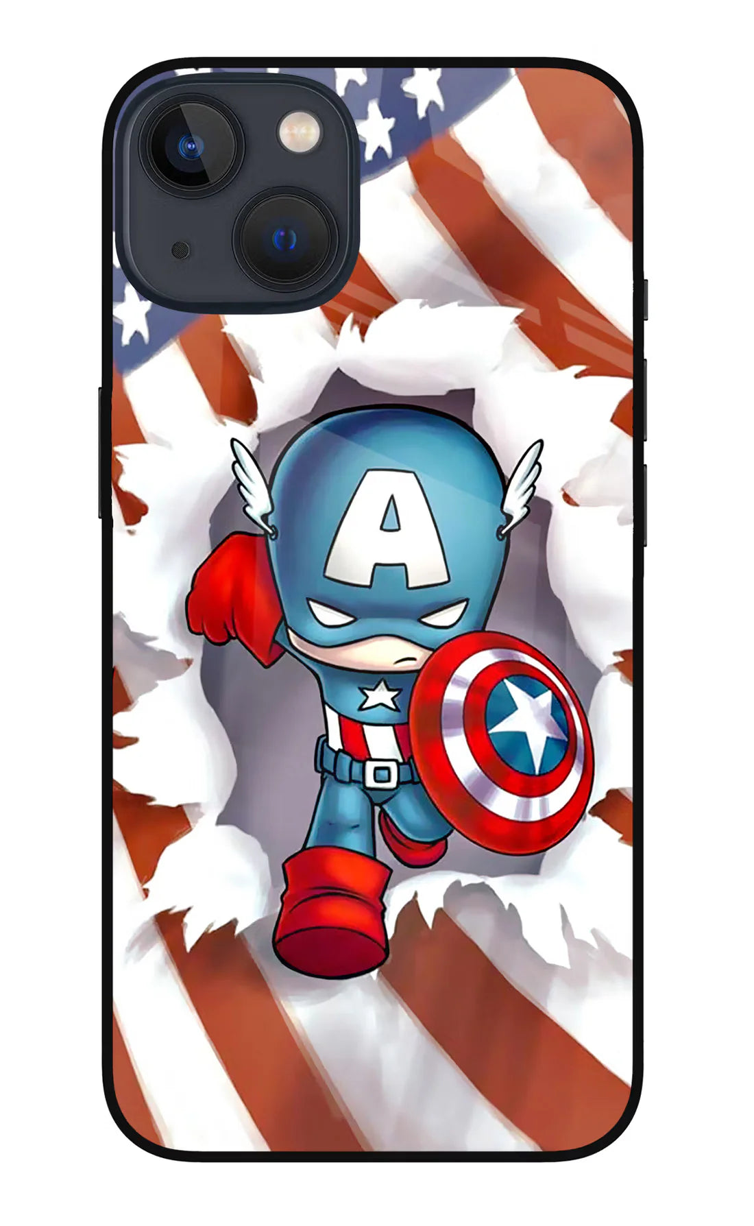 Captain America Back Cover