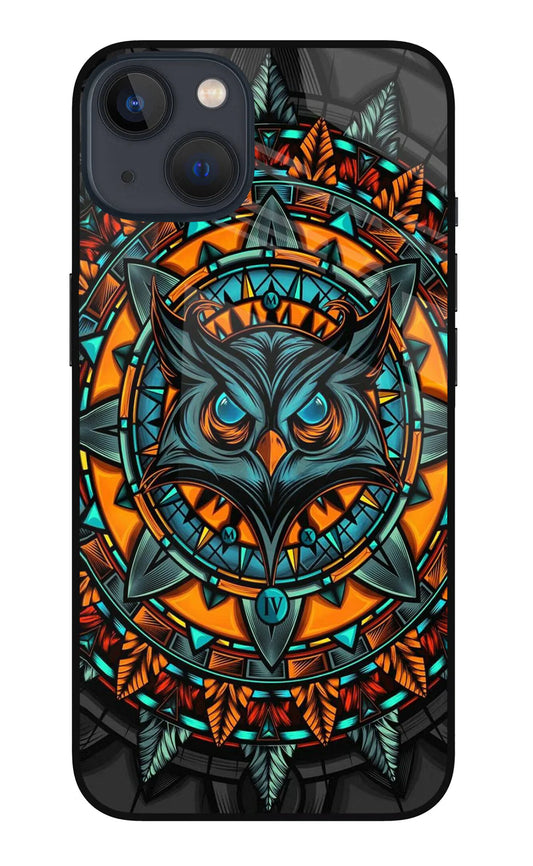 Angry Owl Art iPhone 13  Back cover