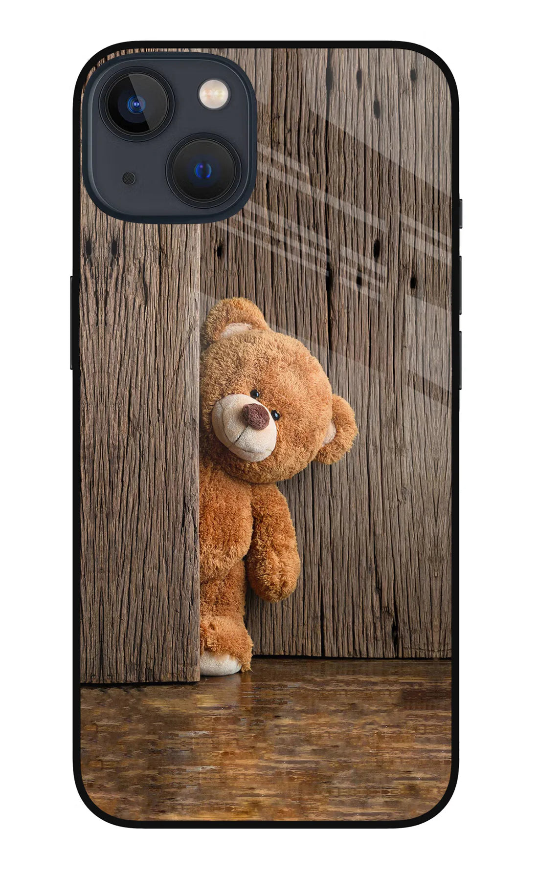 Teddy Wooden iPhone 13  Back cover