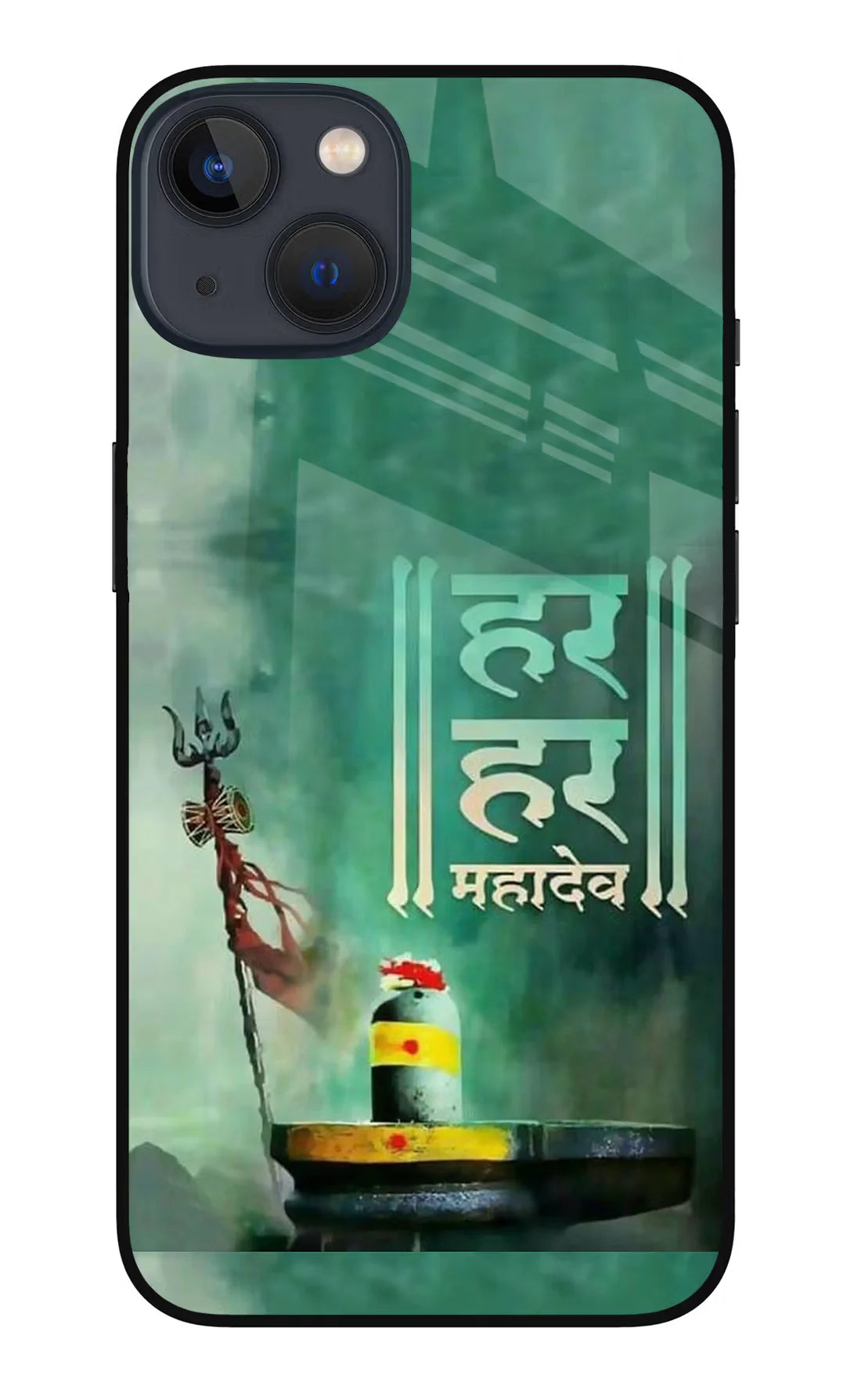 Har Har Mahadev Shivling Back Cover