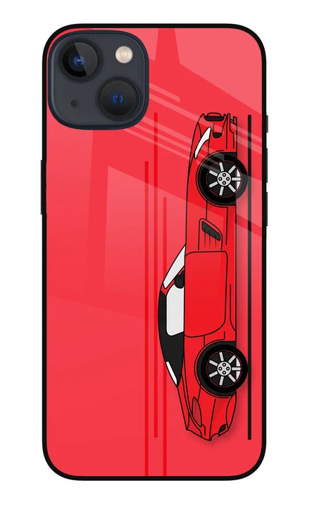 Red Velocity iPhone 13 Back Cover