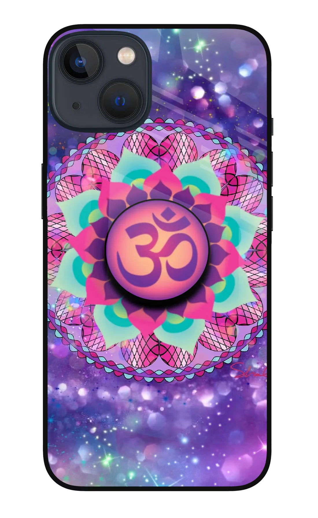 Om Purple Back Cover