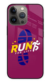 Run for Life iPhone 13 Pro Glass Case