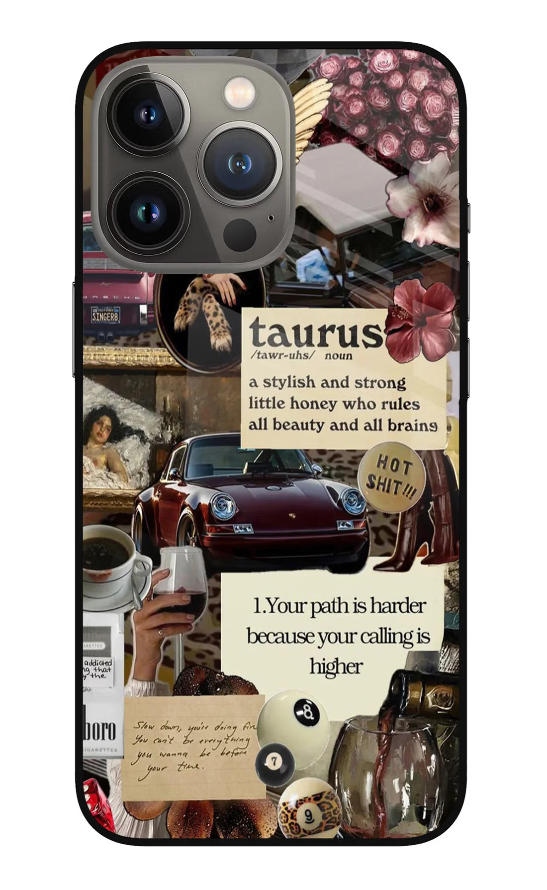 Taurus Zodiac iPhone 13 Pro Back cover