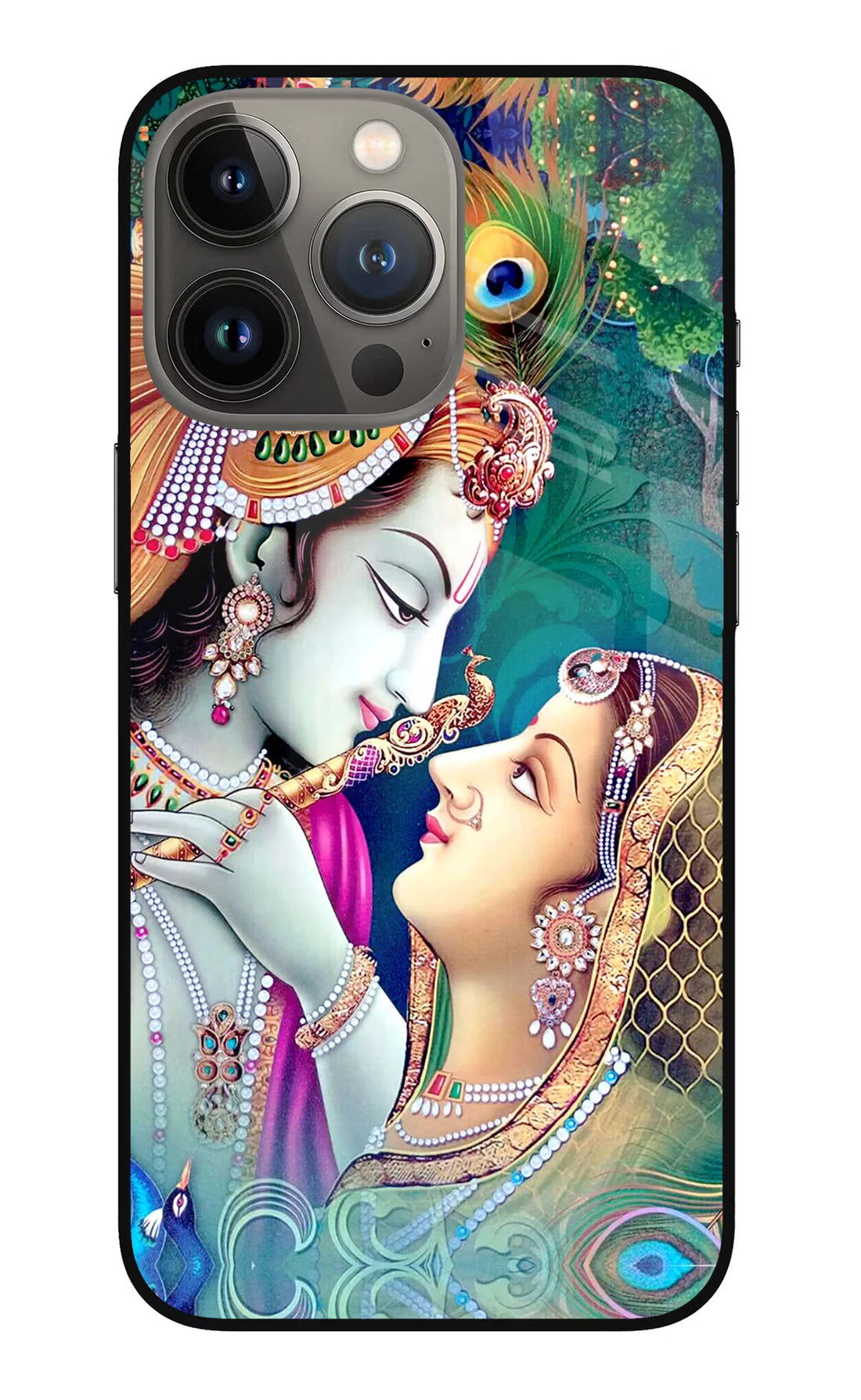 Lord Radha Krishna iPhone 13 Pro Max Back cover