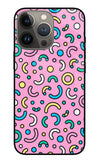 Memphis Design iPhone 13 Pro Max Glass Case