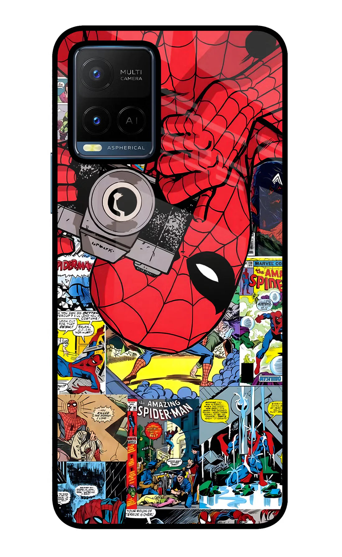 Spider Man Vivo Y21/Y21s/Y33s Back cover