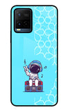 Cute Astronaut Chilling Vivo Y21/Y21s/Y33s Glass Case