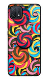 Spiral Pattern Oppo A16 Glass Case