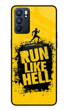 Run Like Hell Oppo Reno6 5G Glass Case