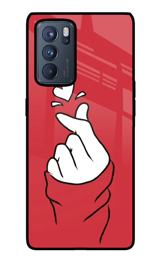 Korean Love Sign Oppo Reno6 Pro 5G back cover