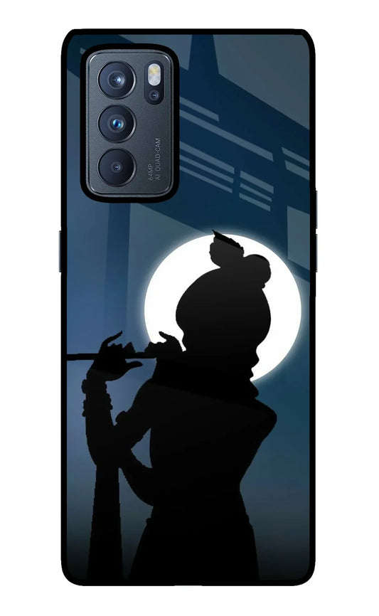 Shri Krishna Silhouette Oppo Reno6 Pro 5G back cover