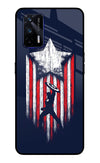 Captain America Marvel Art Realme GT 5G Glass Case