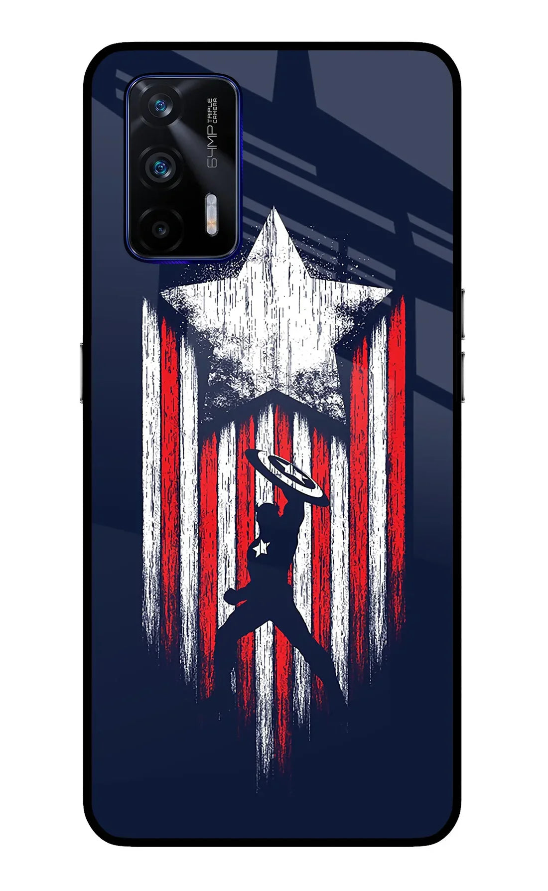 Captain America Marvel Art Realme GT 5G Back cover