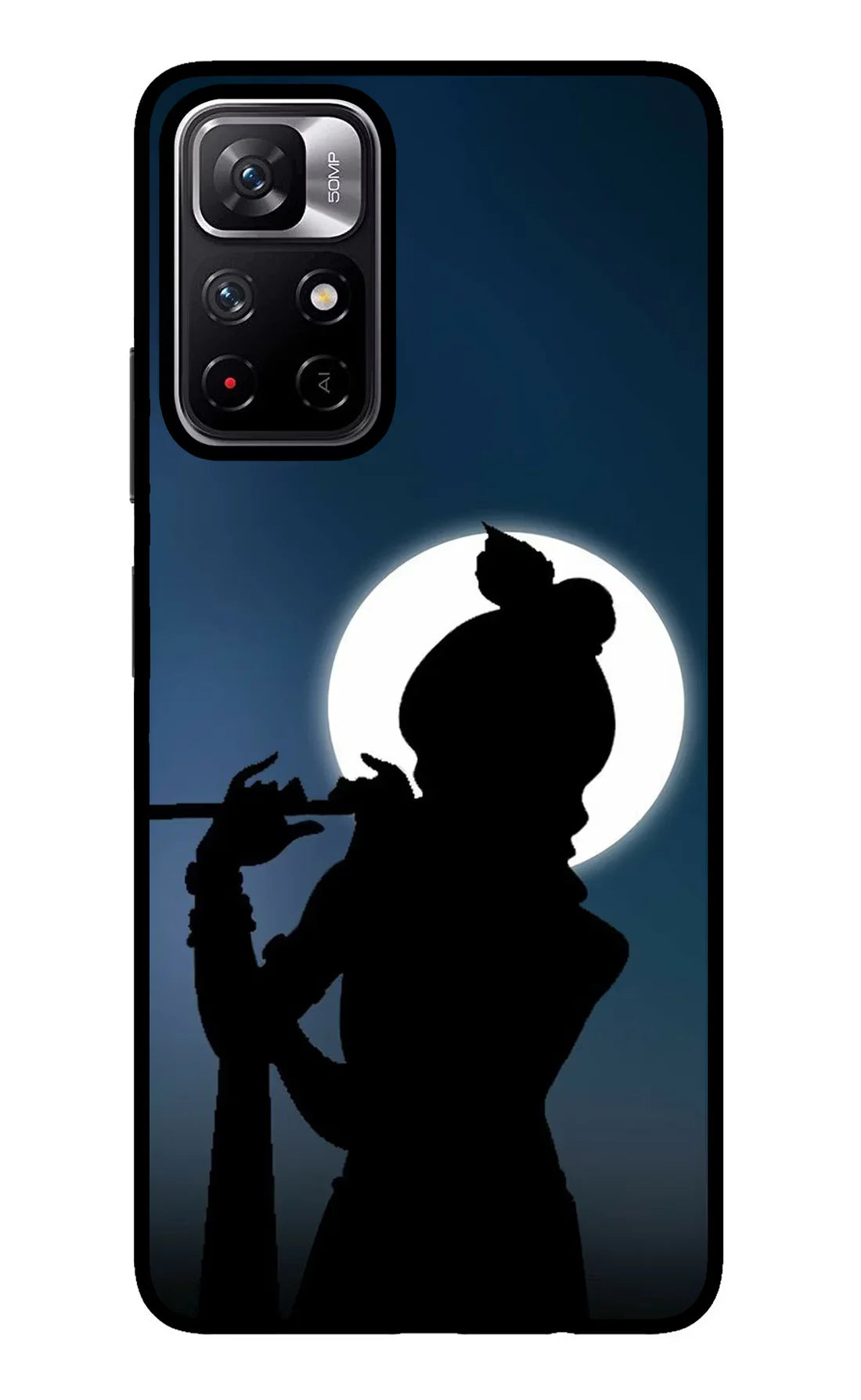 Shri Krishna Silhouette Redmi Note 11T 5G Back cover